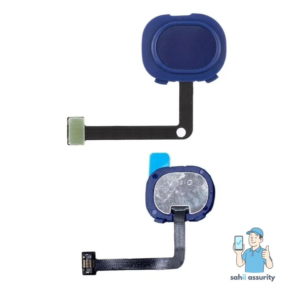 Fingerprint Sensor with Flex Cable for Samsung Galaxy M20 Blue